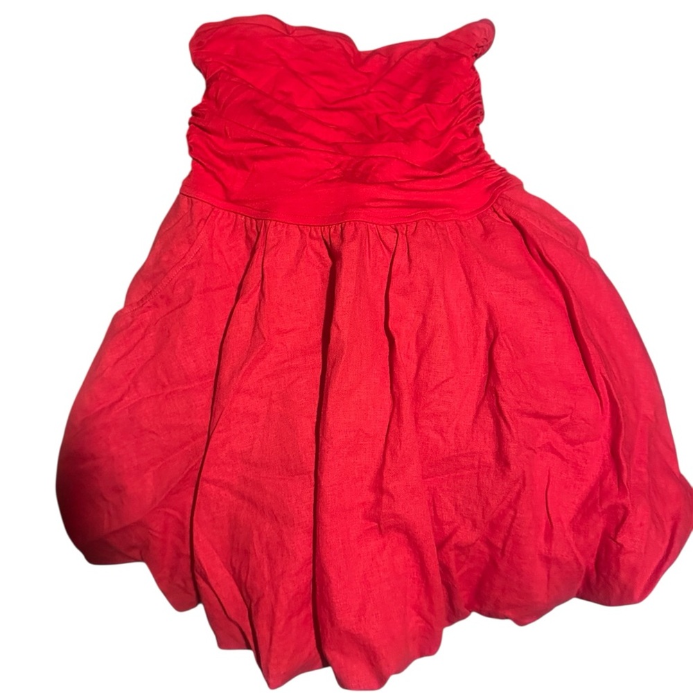 NWT Vava by Joy Han Red Strapless Dress